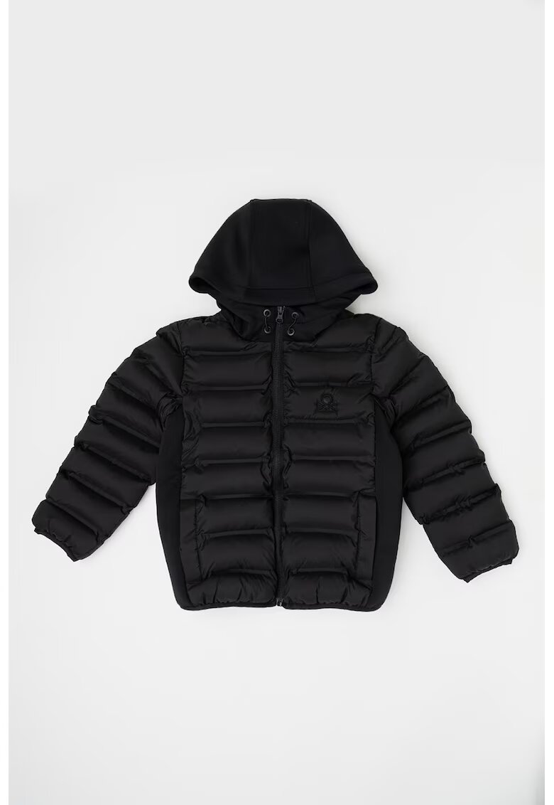 United Colors Of Benetton Geaca cu gluga - Negru