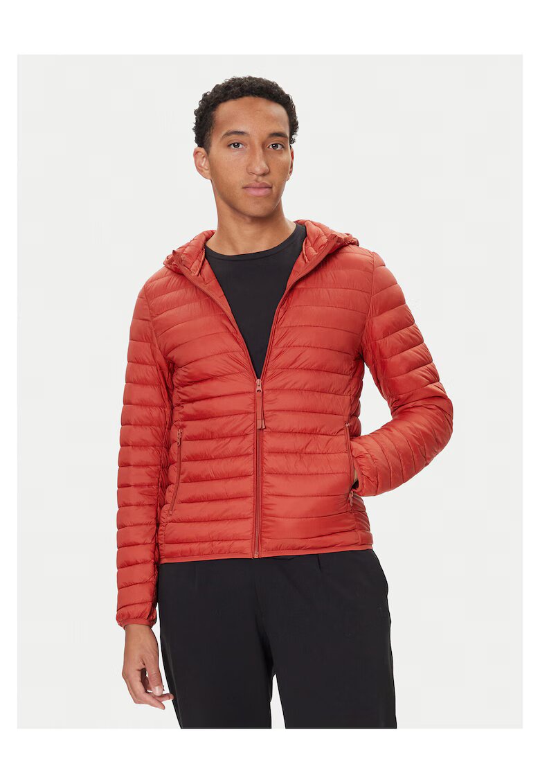 United Colors Of Benetton Geaca de tranzitie barbati bordo - bumbac