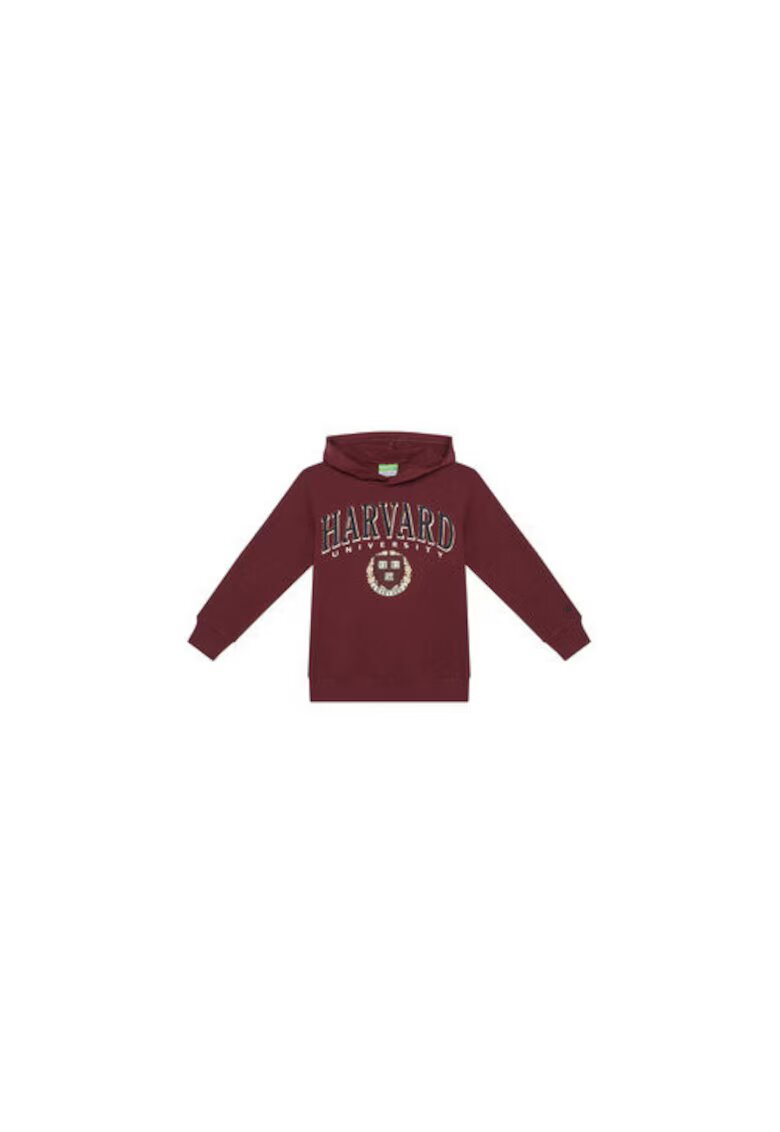 United Colors Of Benetton Hanorac copii - bordeaux - 60% bumbac - 40% poliester -