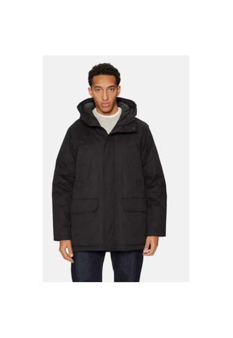 United Colors Of Benetton Jacheta barbati - 304520709 - Poliester/Bumbac - Negru - Negru