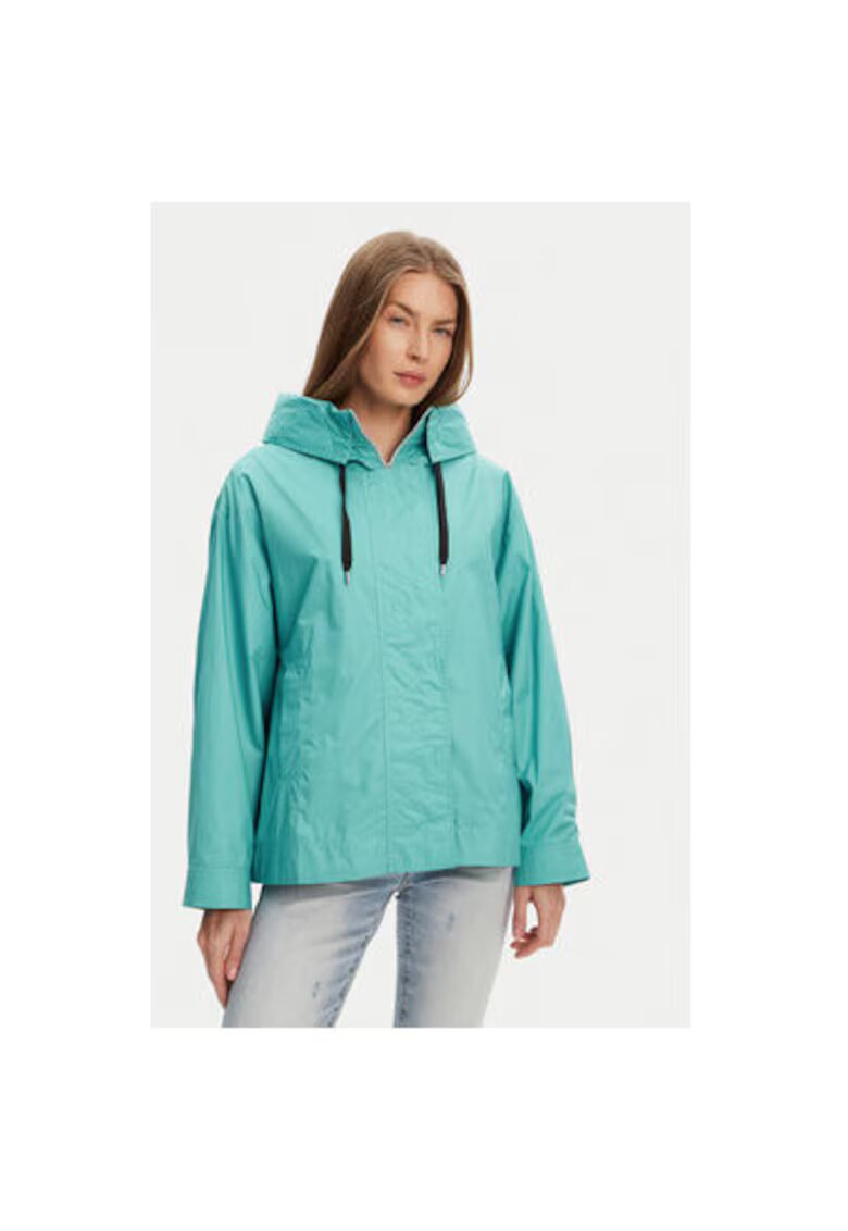 United Colors Of Benetton Jacheta dama 2OGZDN07S - Bumbac - Verde - Verde