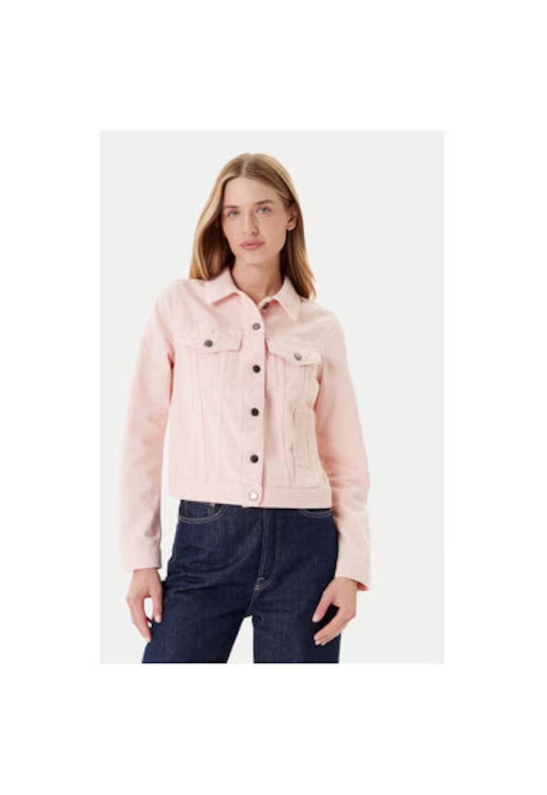 United Colors Of Benetton Jacheta de blugi dama 2RZVDN00N - Bumbac - Roz - Roz