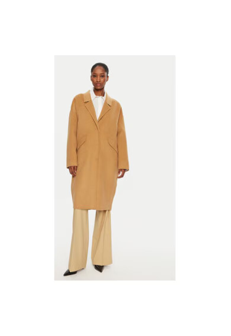 United Colors Of Benetton Palton dama - 304302459 - Lana/Poliester - Bej - Bej
