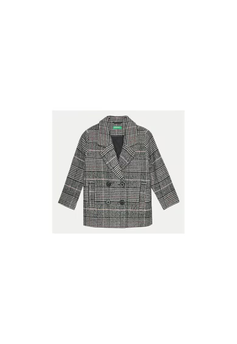 United Colors Of Benetton Palton fete - 304269585 - Poliester/Lana - Gri - Gri