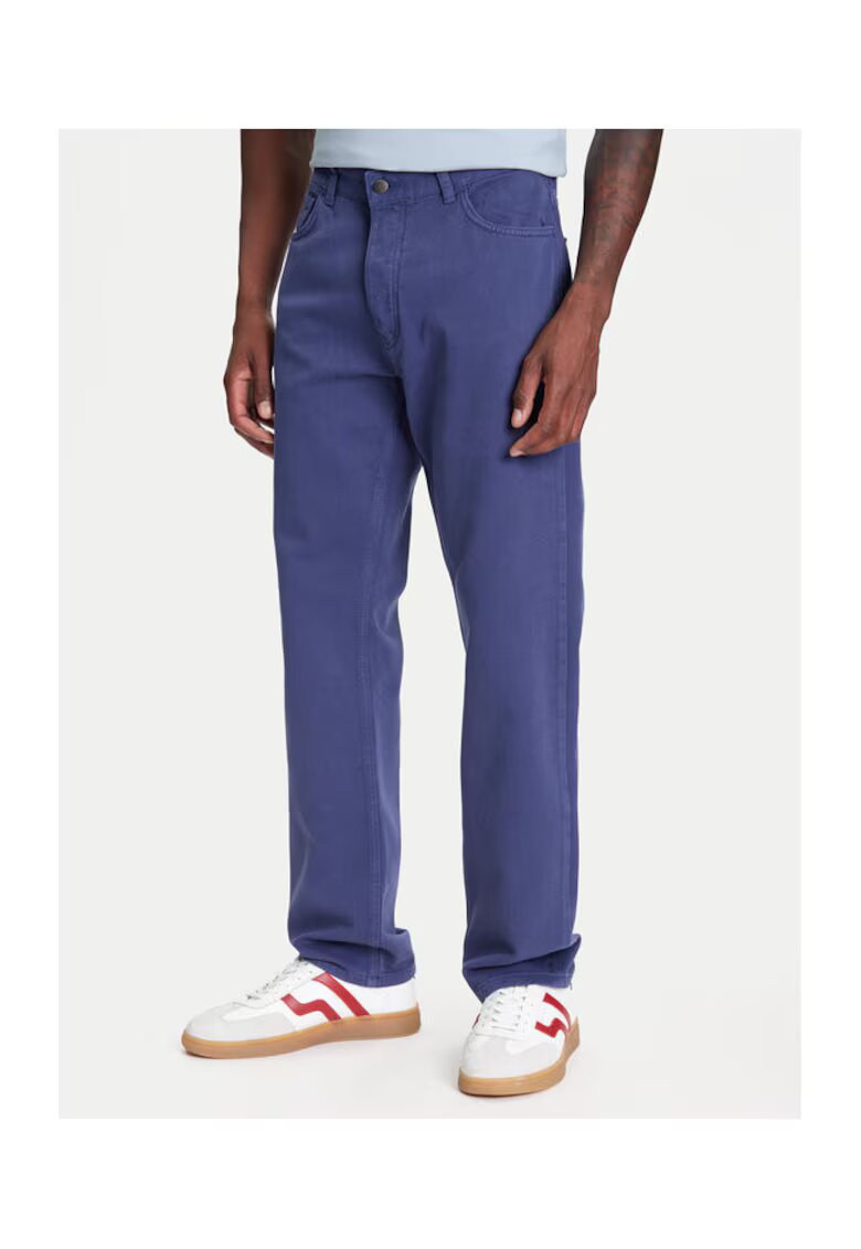 United Colors Of Benetton Pantaloni barbati 4RZVUE01W - Bumbac - Albastru - Albastru