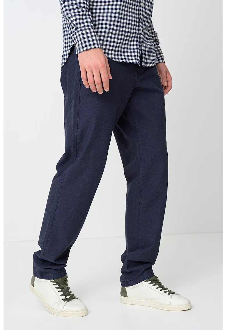United Colors Of Benetton Pantaloni chino cu talie medie - Gri carbune