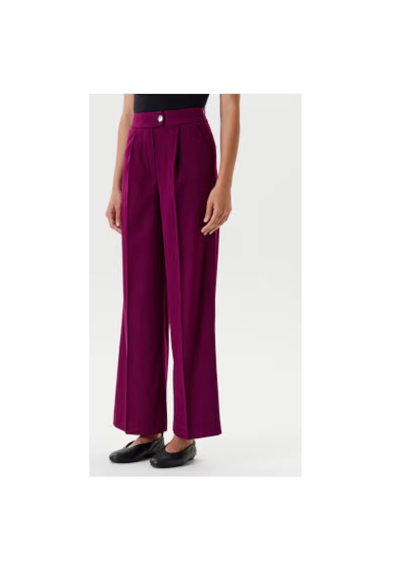 United Colors Of Benetton Pantaloni dama 47UPDF07R - Poliester/Viscoza - Mov - Mov