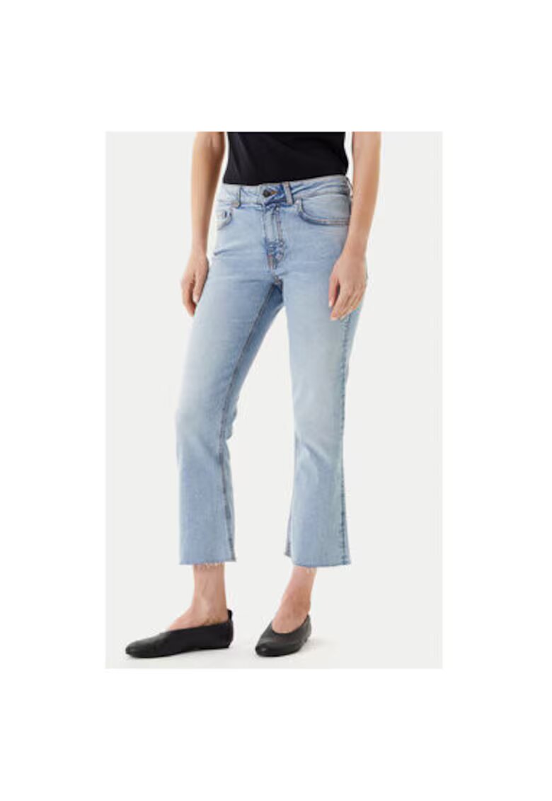 United Colors Of Benetton Pantaloni dama 4OTADE010 - Bumbac - Albastru - Albastru