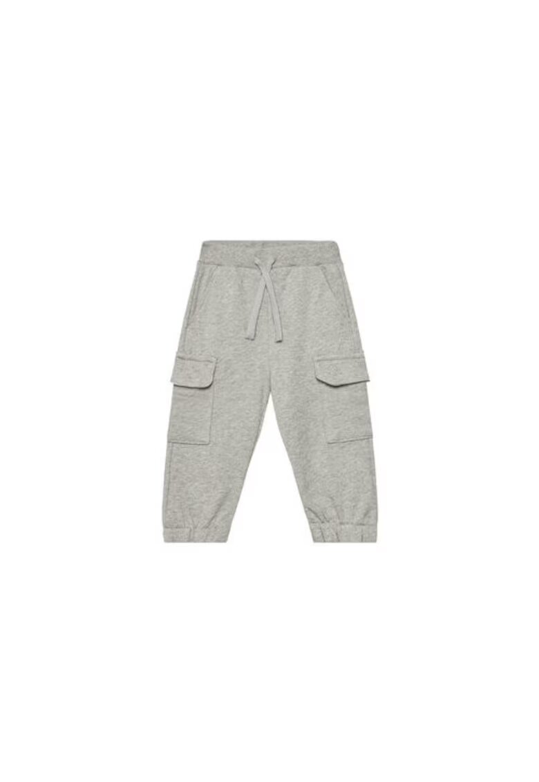 United Colors Of Benetton Pantaloni de trening baieti 3UNIGF045 - Bumbac - Gri - Gri
