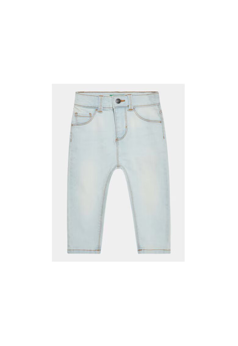 United Colors Of Benetton Pantaloni fete - 303215002 - Bumbac/Poliester - Albastru - Albastru