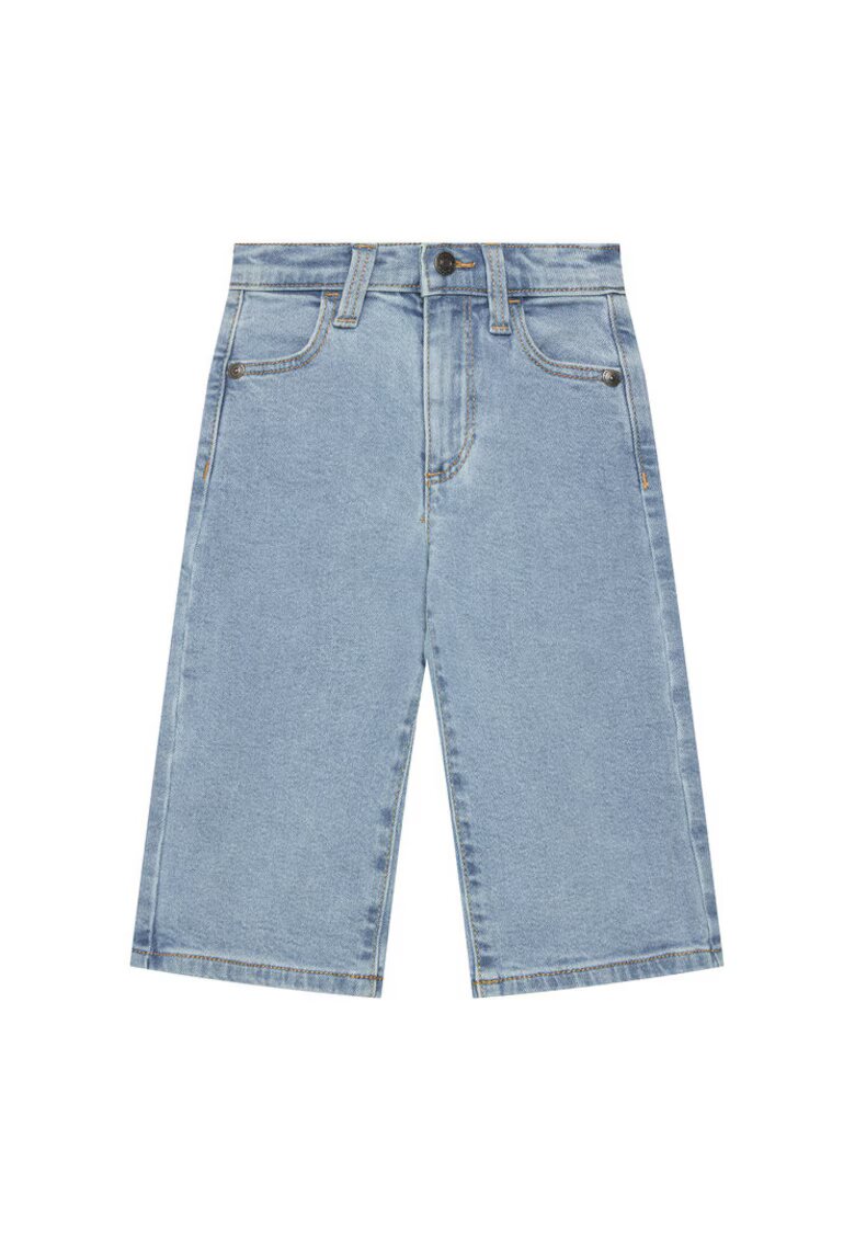 United Colors Of Benetton Pantaloni fete 45ONGE02K - Bumbac - Albastru - Albastru