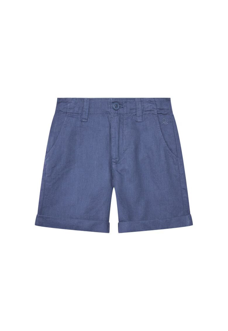 United Colors Of Benetton Pantaloni scurti baieti 43WBC901E - In/Bumbac - Albastru - Albastru