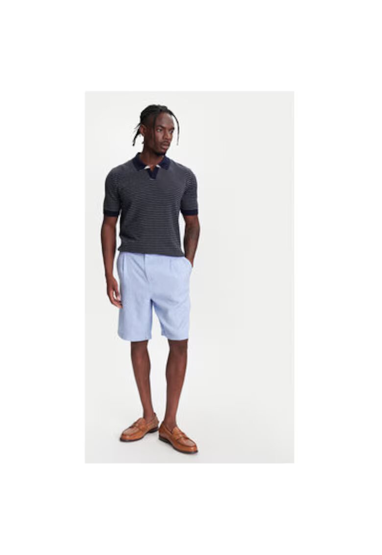 United Colors Of Benetton Pantaloni scurti barbati 43B3U9010 - In/Bumbac - Albastru - Albastru