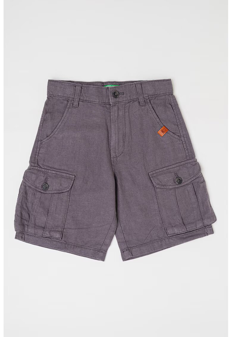 United Colors Of Benetton Pantaloni scurti cargo din amestec de in - Gri