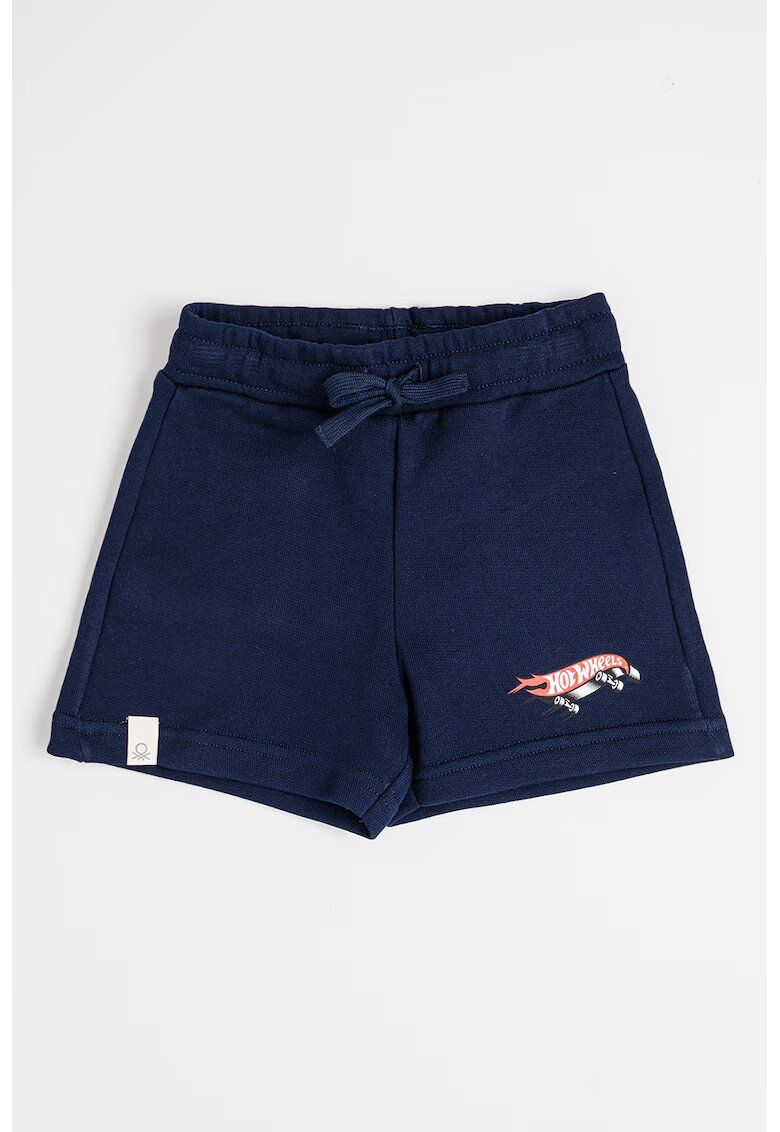 United Colors Of Benetton Pantaloni scurti cu imprimeu discret - Bleumarin