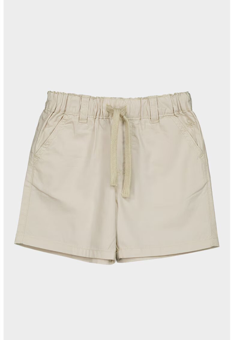 United Colors Of Benetton Pantaloni scurti cu snur - Bej deschis