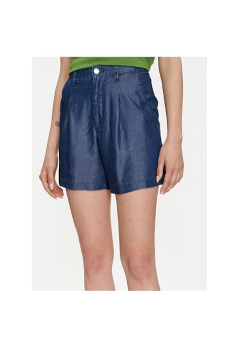 United Colors Of Benetton Pantaloni scurti dama - 303802363 - Lyocell - Albastru - Albastru