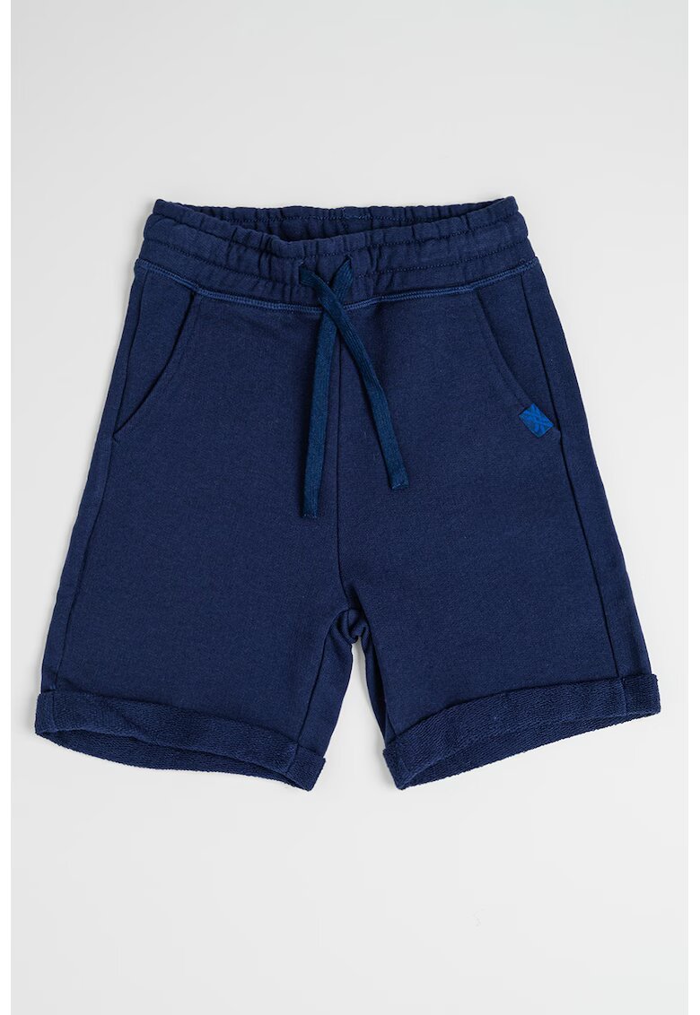 United Colors Of Benetton Pantaloni scurti de bumbac cu talie ajustabila - Bleumarin