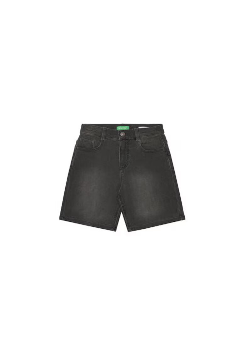 United Colors Of Benetton Pantaloni scurti din denim baieti 44LGC9048 - Bumbac/Poliester - Gri - Gri