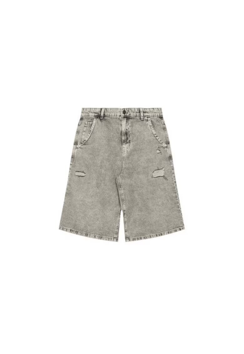 United Colors Of Benetton Pantaloni scurti din denim baieti 4AD7C9045 - Bumbac - Gri - Gri