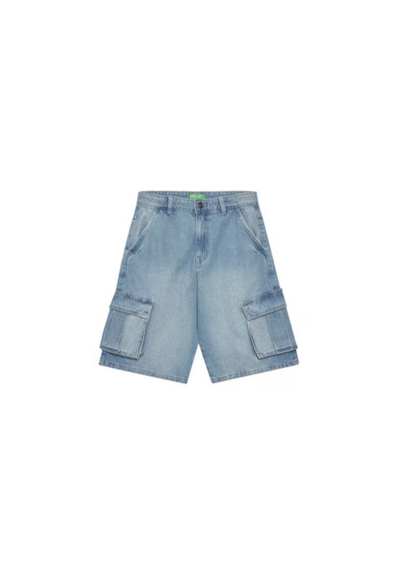 United Colors Of Benetton Pantaloni scurti din denim baieti 4KEHC9041 - Bumbac - Albastru - Albastru