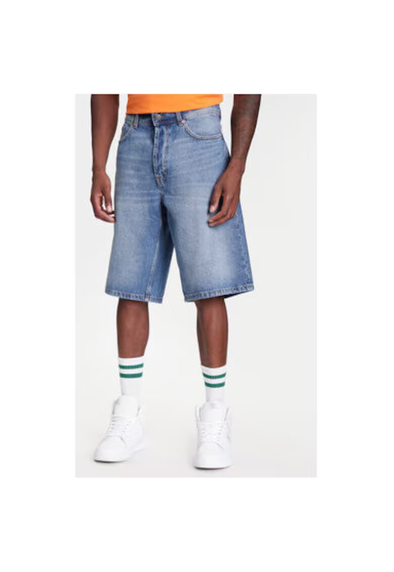 United Colors Of Benetton Pantaloni scurti din denim barbati 4AW7U9018 - Bumbac - Albastru - Albastru