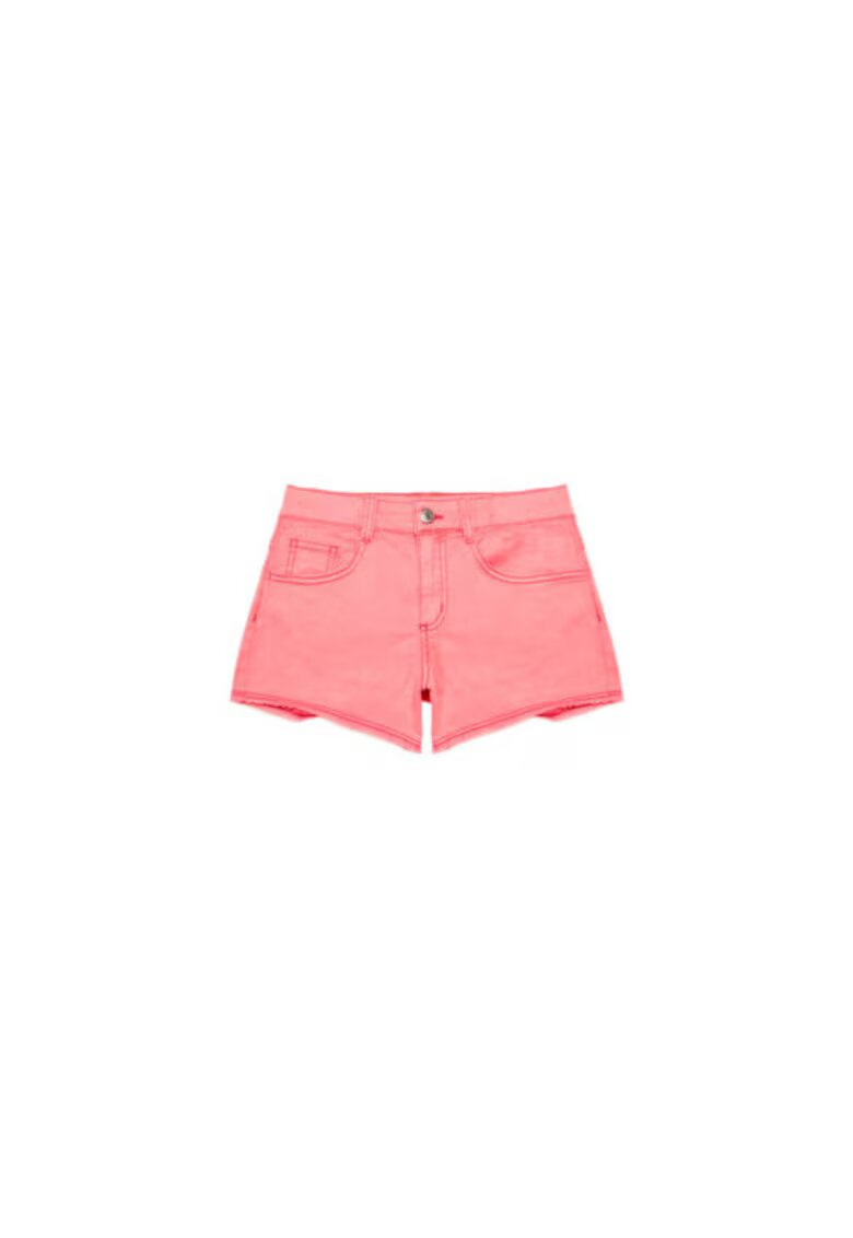 United Colors Of Benetton Pantaloni scurti din denim fete 4O69C9040 - Bumbac - Roz - Roz