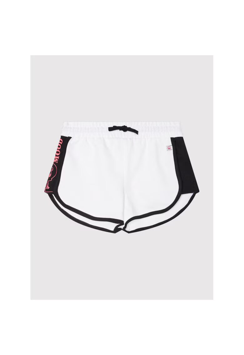 United Colors Of Benetton Pantaloni scurti fete - 300129524 - Poliester/Bumbac - Alb - Alb