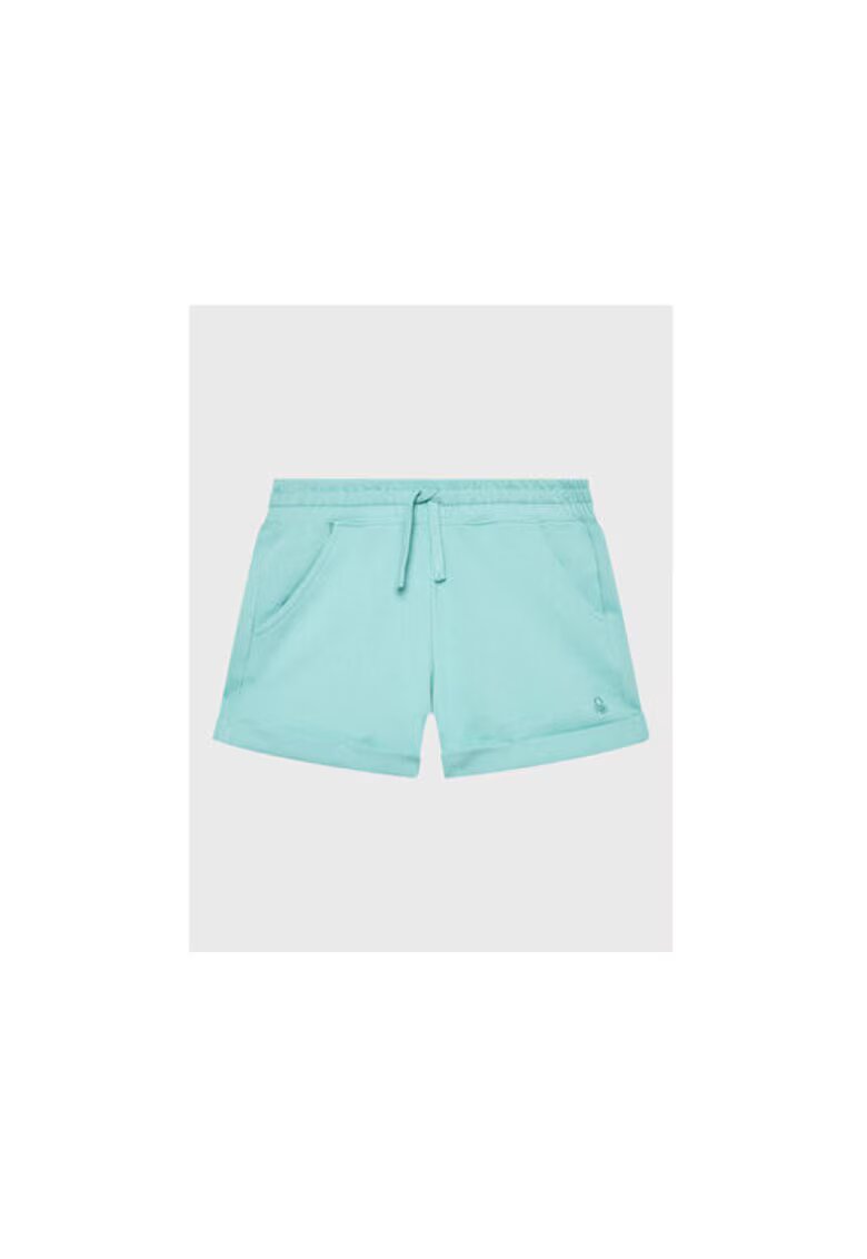 United Colors Of Benetton Pantaloni scurti fete - 301771104 - Bumbac - Albastru - Albastru