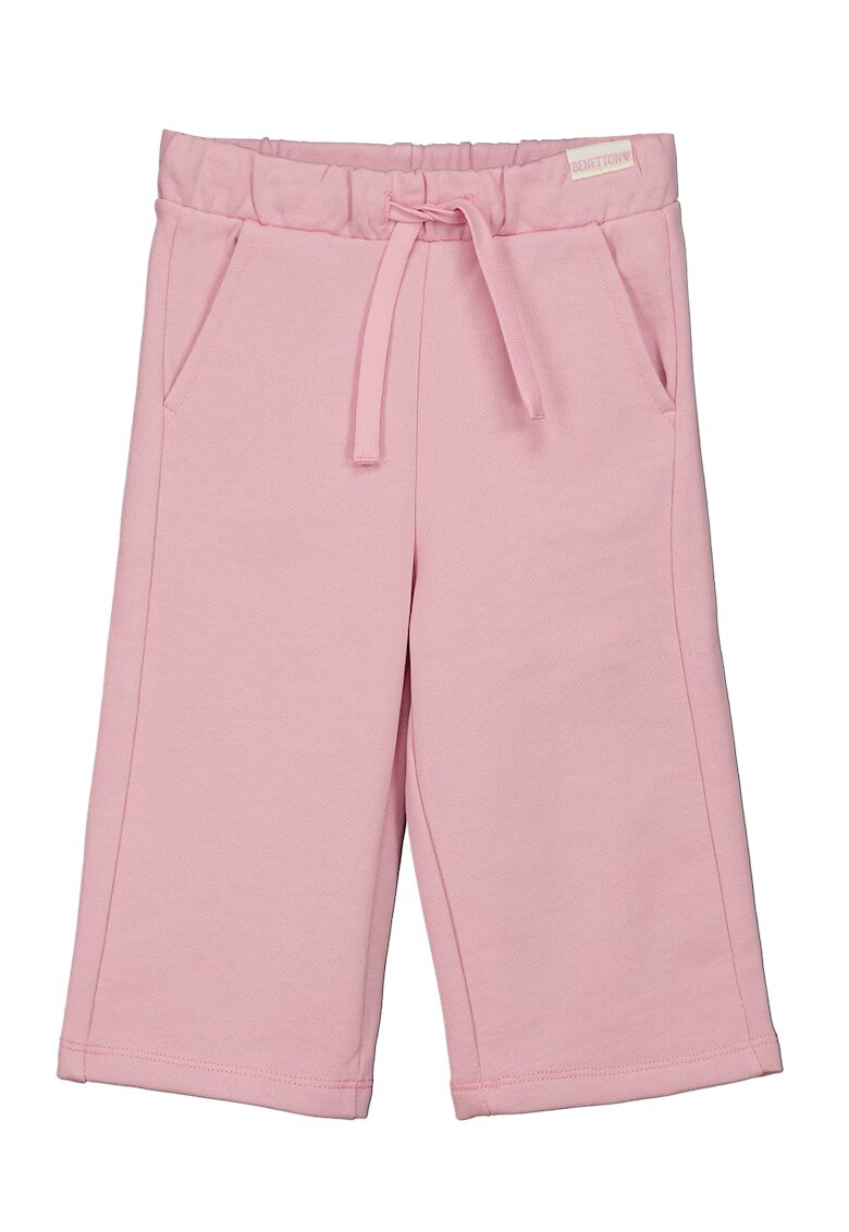 United Colors Of Benetton Pantaloni sport drepti cu buzunare laterale - Roz