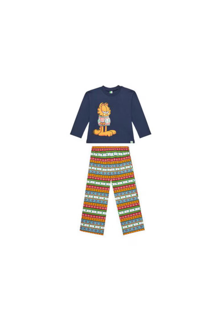 United Colors Of Benetton Pijama baieti 37MW0P07T - Bumbac - Bleumarin - Bleumarin