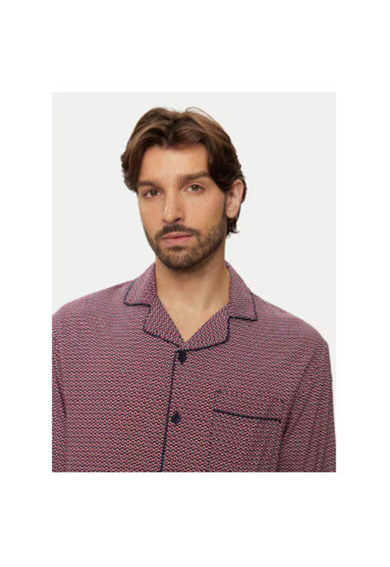 United Colors Of Benetton Pijama barbati - 304292385 - Viscoza - S INTL - Violet