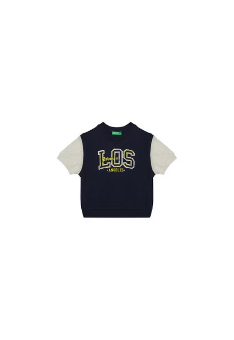United Colors Of Benetton Pulover baieti 3BC1G10IN - Bumbac - Bleumarin - Bleumarin