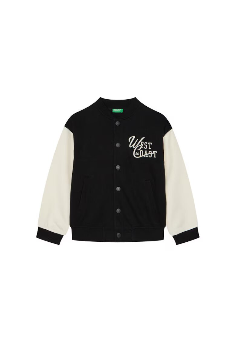United Colors Of Benetton Pulover copii - Negru - 60% bumbac - 40% poliester