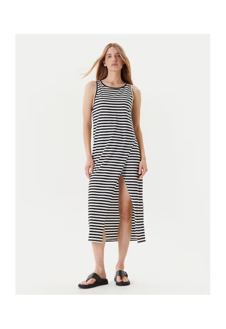 United Colors Of Benetton Rochie de vara dama 3W0C5V02F - Bumbac - Negru - Negru