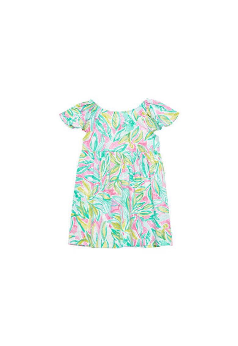United Colors Of Benetton Rochie de vara fete 34VAGV010 - Bumbac -Multicolor - Multicolor