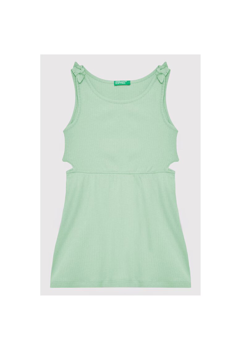 United Colors Of Benetton Rochie fete - 300129746 - Bumbac - Violet - Verde
