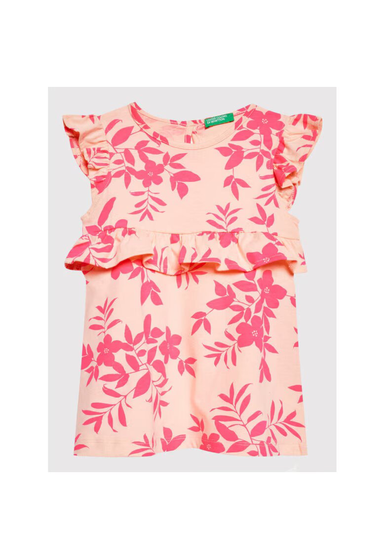 United Colors Of Benetton Rochie fete - 300129791 - Bumbac - Roz - Roz