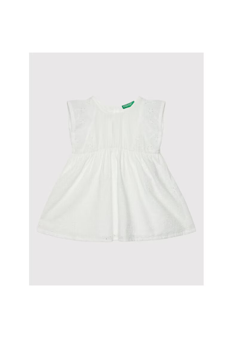 United Colors Of Benetton Rochie fete - 300132937 - Bumbac - Alb - Alb