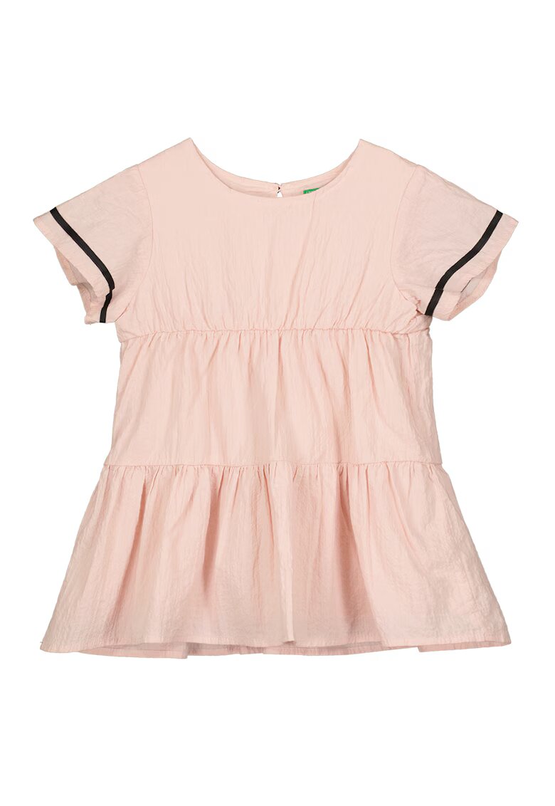 United Colors Of Benetton Rochie-tricou stratificat - Roz pal