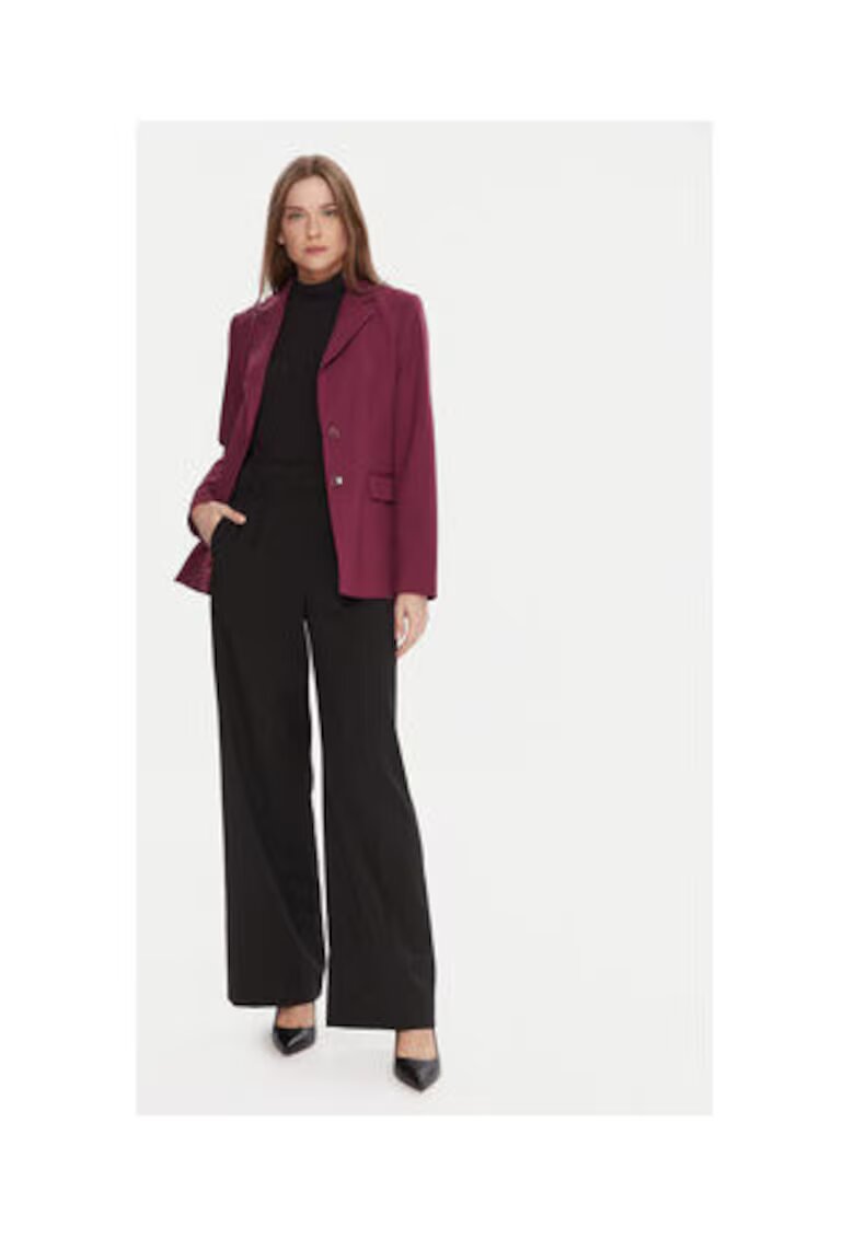 United Colors Of Benetton Sacou dama - mov - 68% poliester - 28% viscoza - 4% elastan -