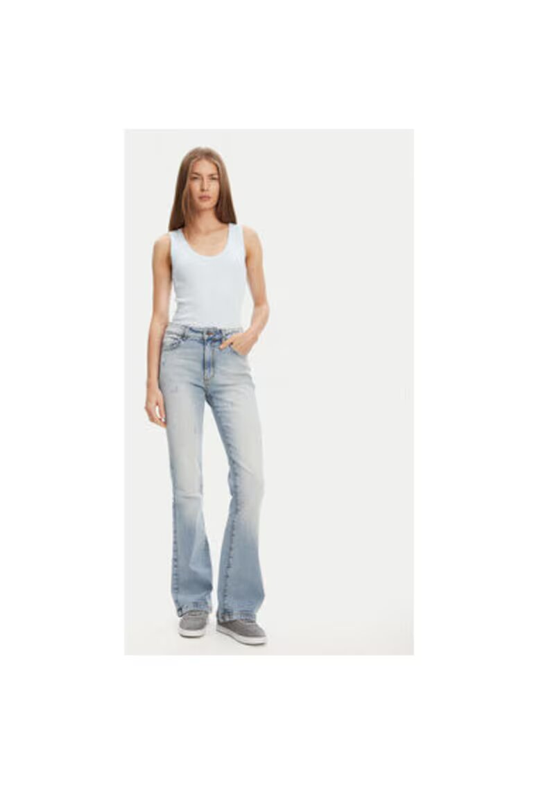 United Colors Of Benetton Top dama 3GA2DH0107 - Albastru deschis