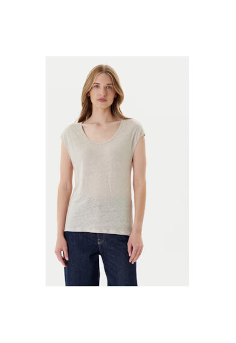 United Colors Of Benetton Tricou dama 37UJE16B1 - In - Bej - Bej