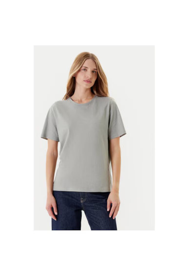 United Colors Of Benetton Tricou dama 3BVXD102P - Bumbac - Gri - Gri