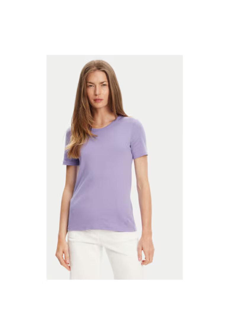 United Colors Of Benetton Tricou dama 3GA2E16A0 - Bumbac - Mov - Mov