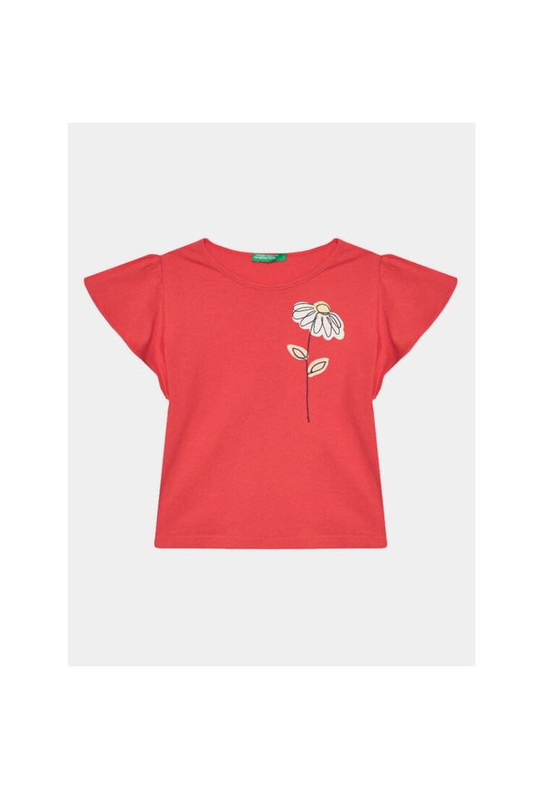United Colors Of Benetton Tricou fete - 303817183 - Bumbac - Negru - Negru