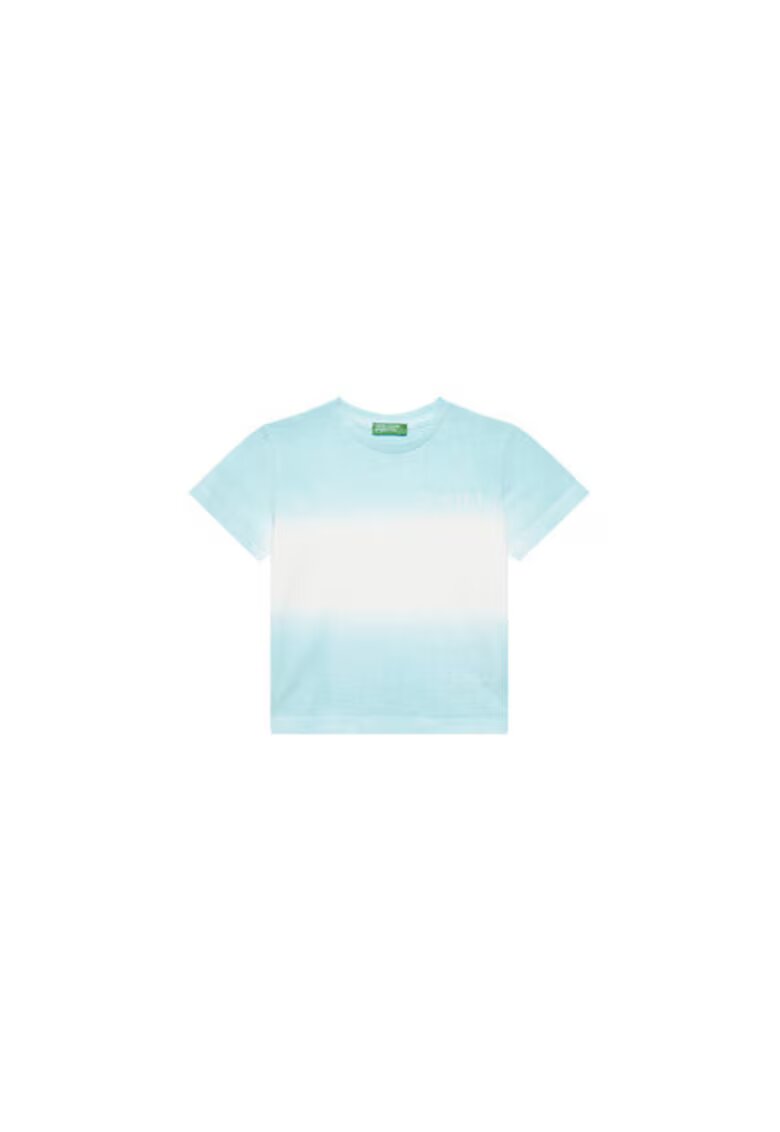 United Colors Of Benetton Tricou pentru baieti 3NPDG10J5 - Bumbac - Albastru - Albastru