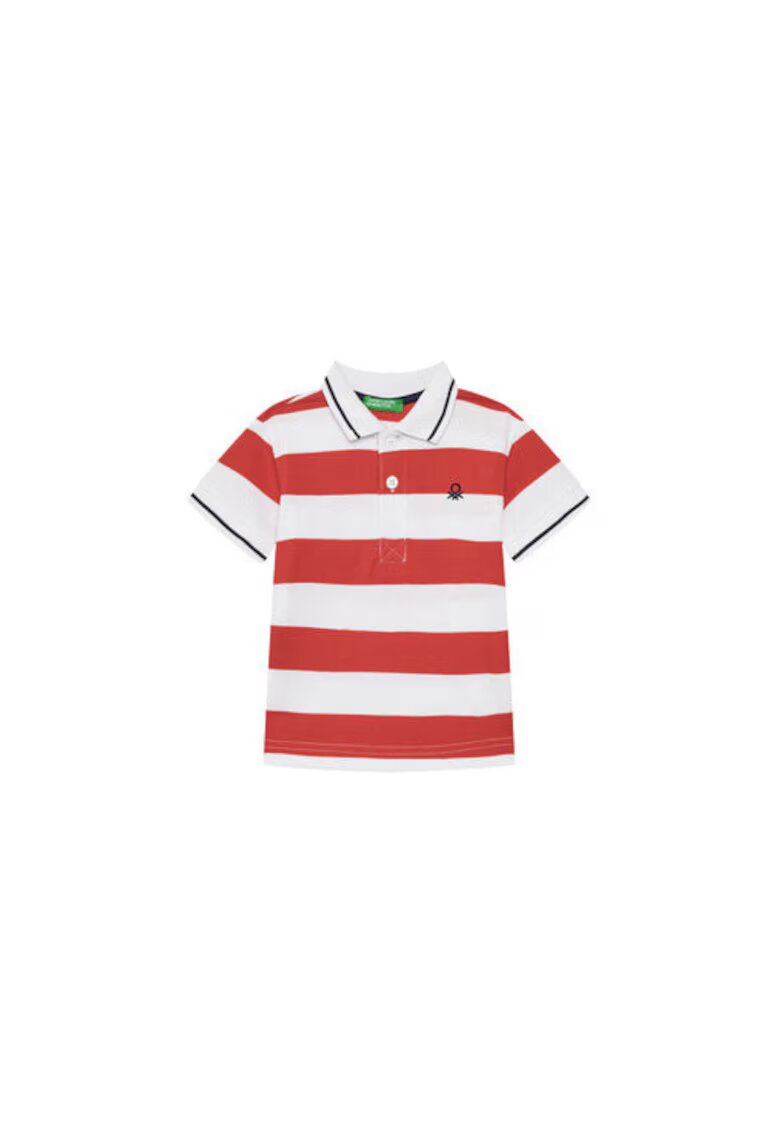 United Colors Of Benetton Tricou Polo baieti 39QAG300V - Bumbac - Rosu - Rosu