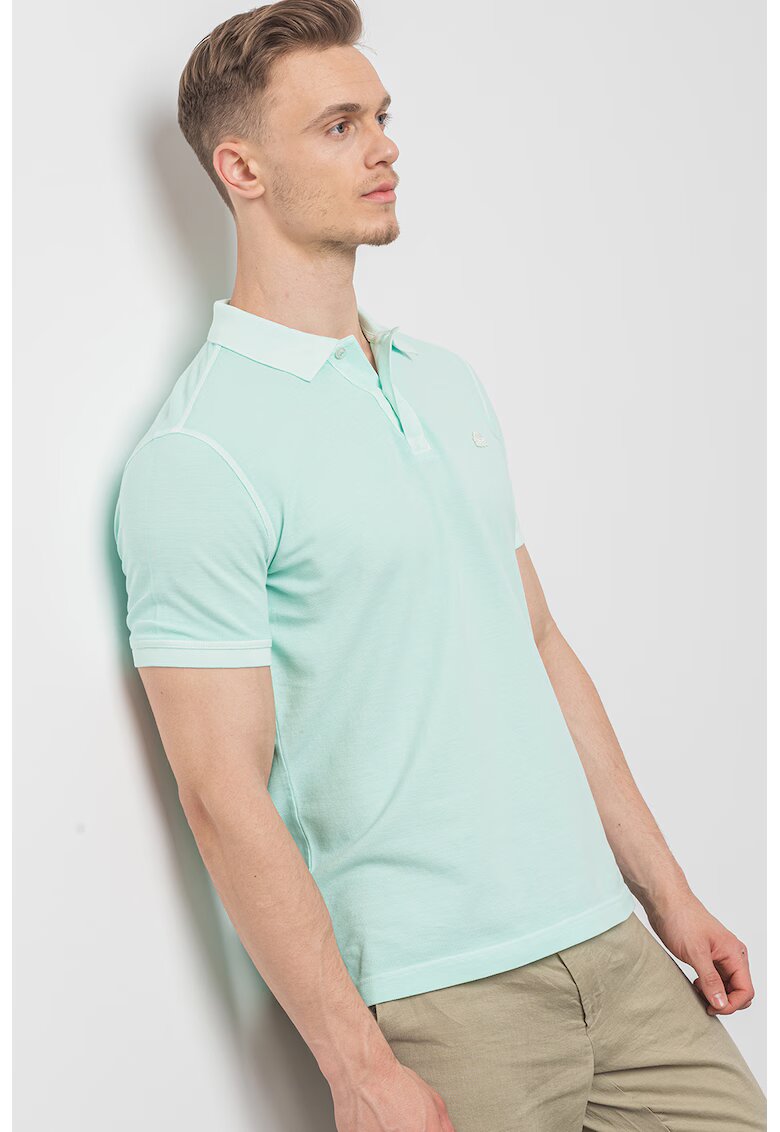 United Colors Of Benetton Tricou polo de bumbac - Verde menta