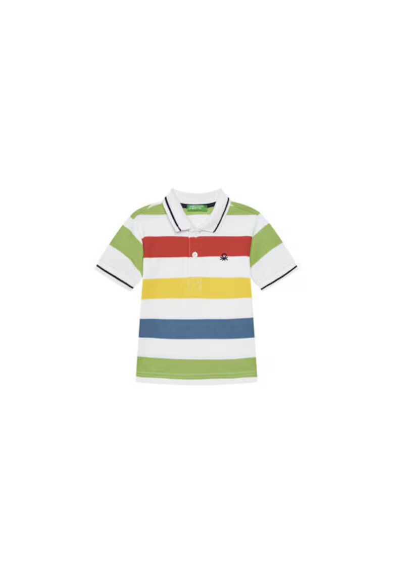 United Colors Of Benetton Tricou Polo pentru baieti 39QAG300V - Bumbac - Multicolor - Multicolor